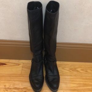 Mui Mui Black Boots Lug Sole Size 40